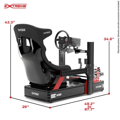 AX160 Aluminum Profile Simracing Rig