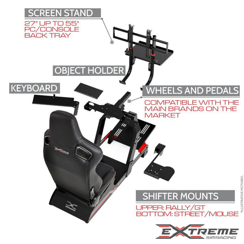 Simracing Cockpit XT Premium 3.0 Full Accessories