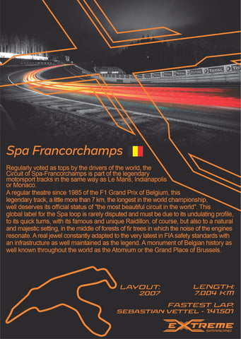 ESR Decorative Track - SPA - Francorchamps / Belgium