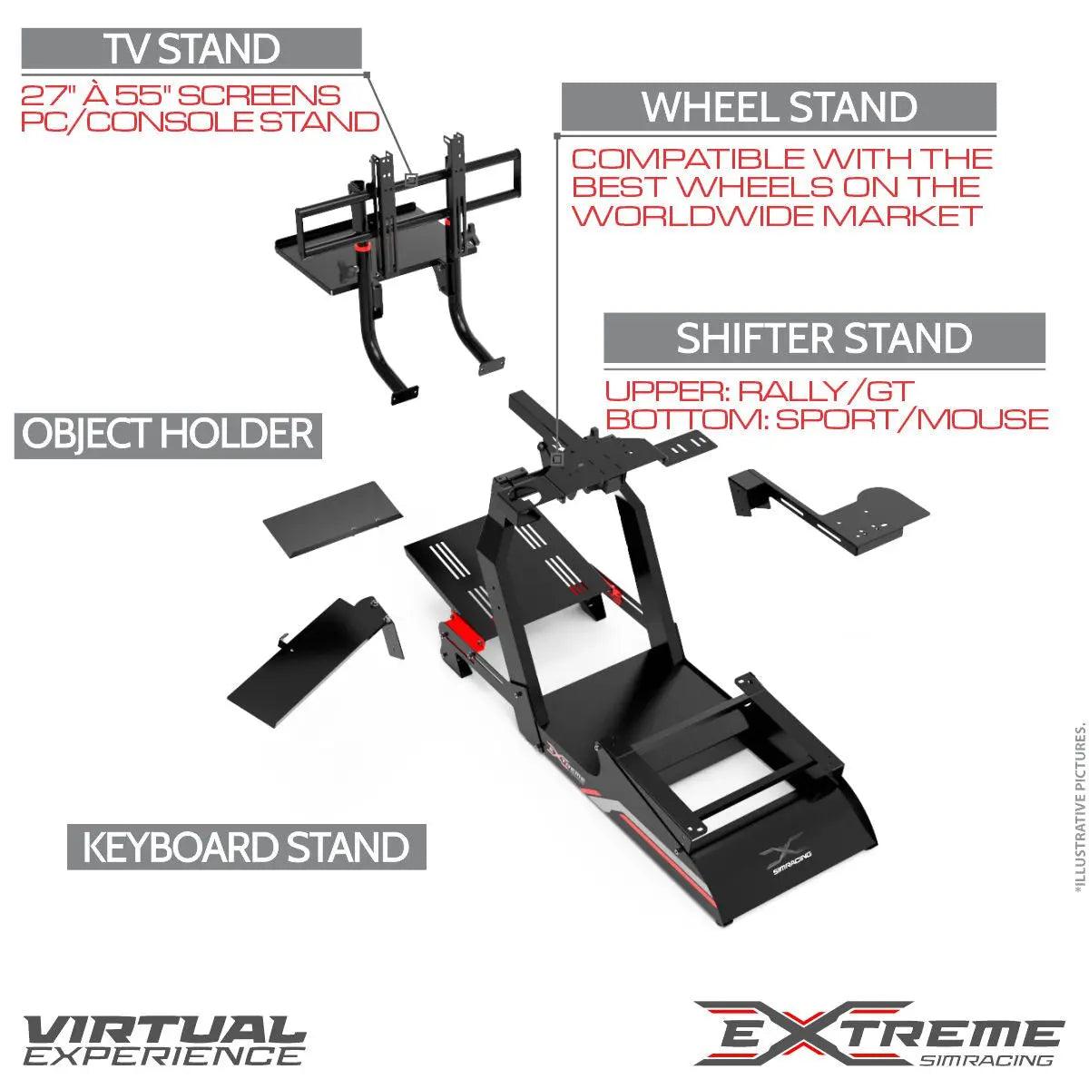 Extreme Simracing Chassis 3.0 - Full of Accessories