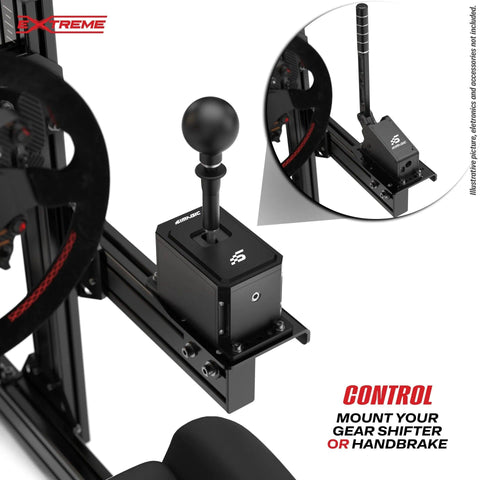 Gear Shifter Mount for AX80 / Any Aluminum Chassis 80X40