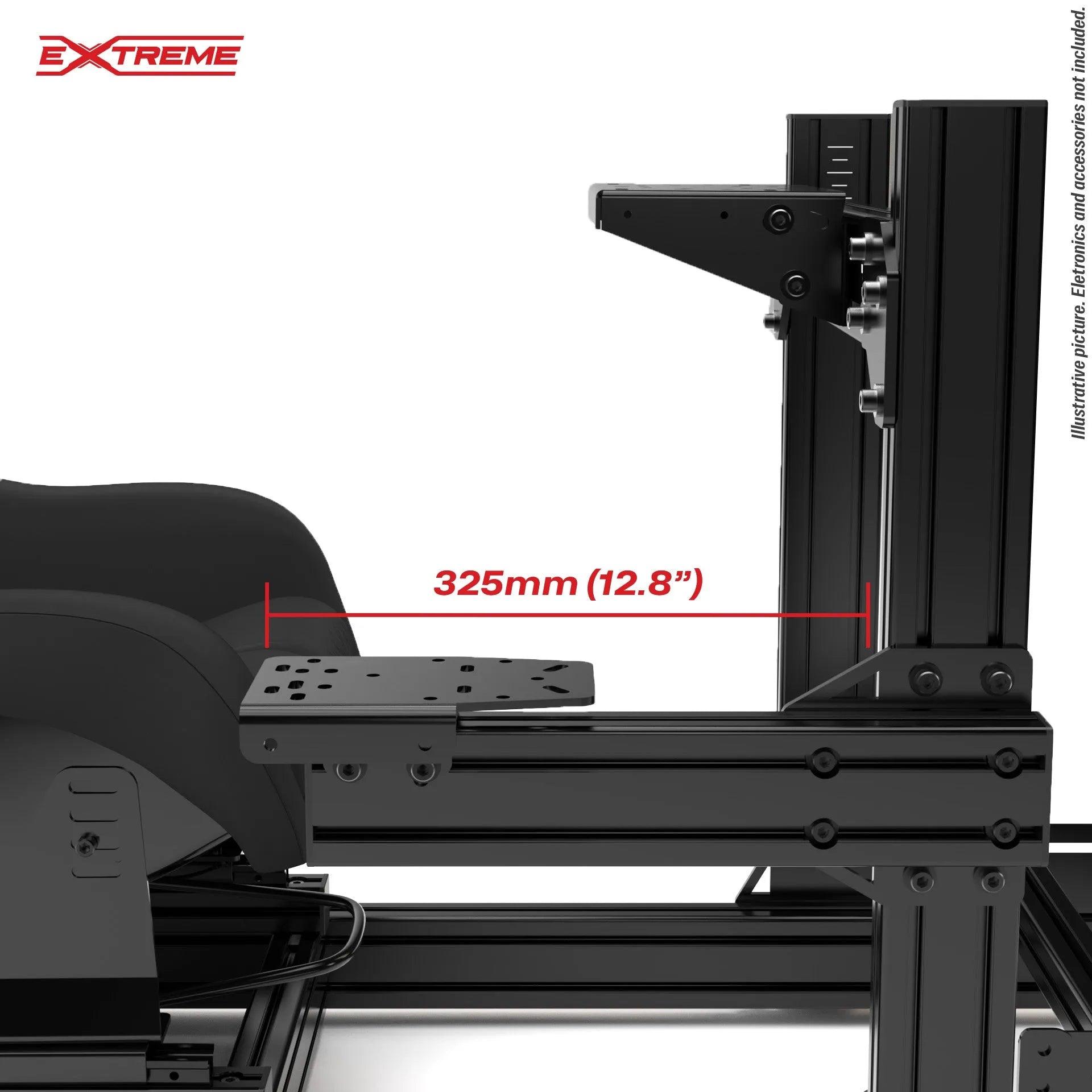 Gear Shifter Mount for AX80 / Any Aluminum Chassis 80X40