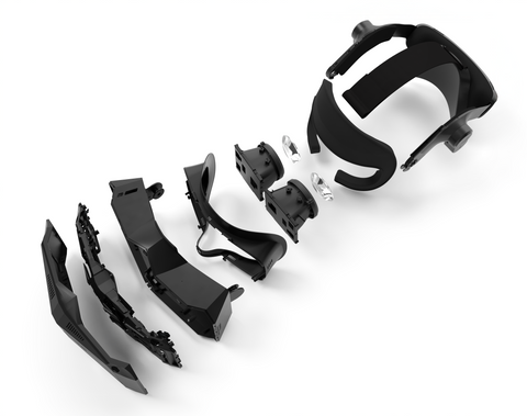 Pimax Crystal Light Prime PC VR Headset - 8K QLED with Local-Dimming, Ideal for Flight and Racing Simulators