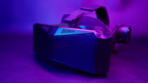 Pimax Crystal Light Prime PC VR Headset - 8K QLED with Local-Dimming, Ideal for Flight and Racing Simulators