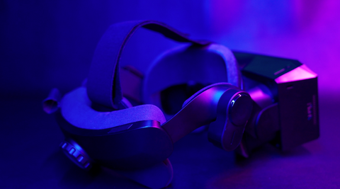 Pimax Crystal Light Prime PC VR Headset - 8K QLED with Local-Dimming, Ideal for Flight and Racing Simulators