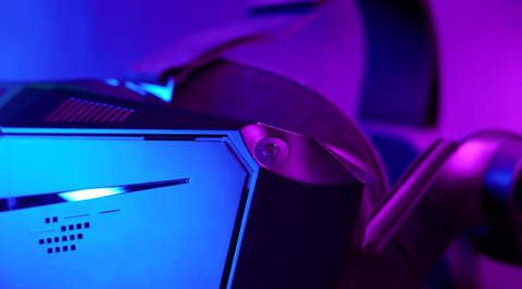 Pimax Crystal Light Prime PC VR Headset - 8K QLED with Local-Dimming, Ideal for Flight and Racing Simulators