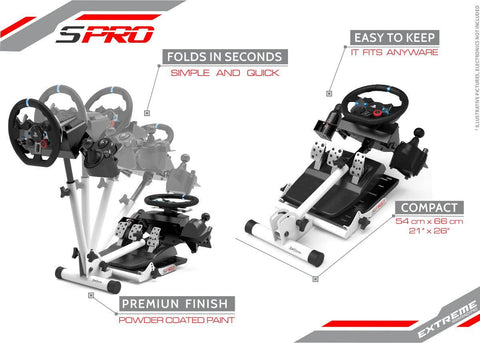 Wheel Stand White Edition SPRO