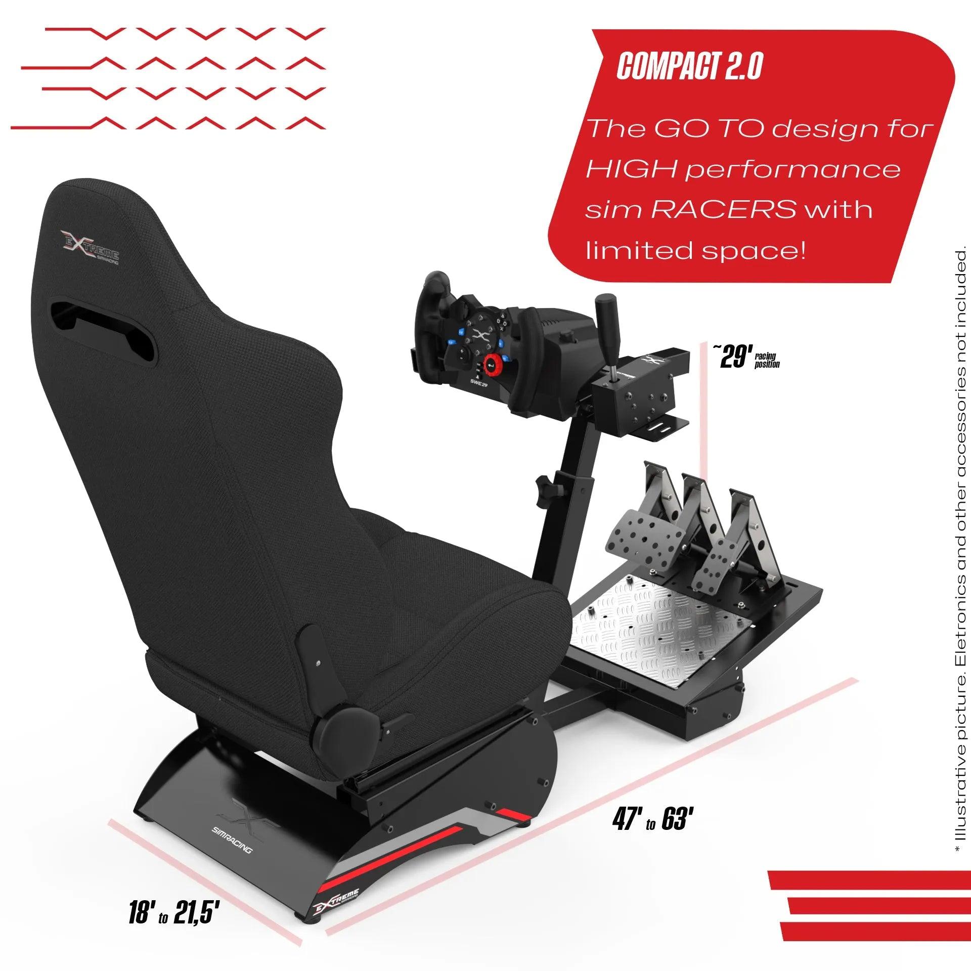 Sim Racing Cockpit Compact 2.0