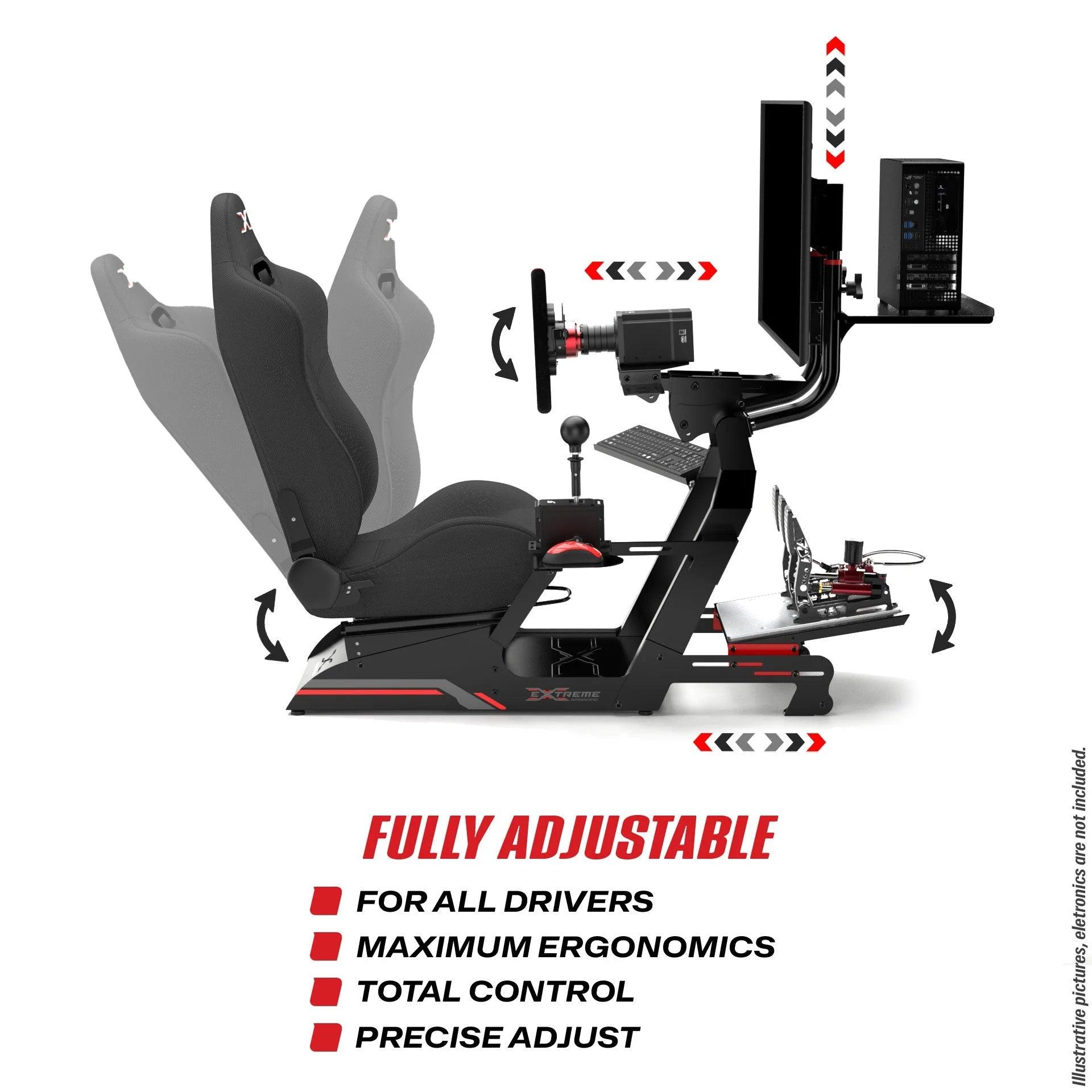 Sim Racing Cockpit XT Premium Lite 3.0 Full Accessories