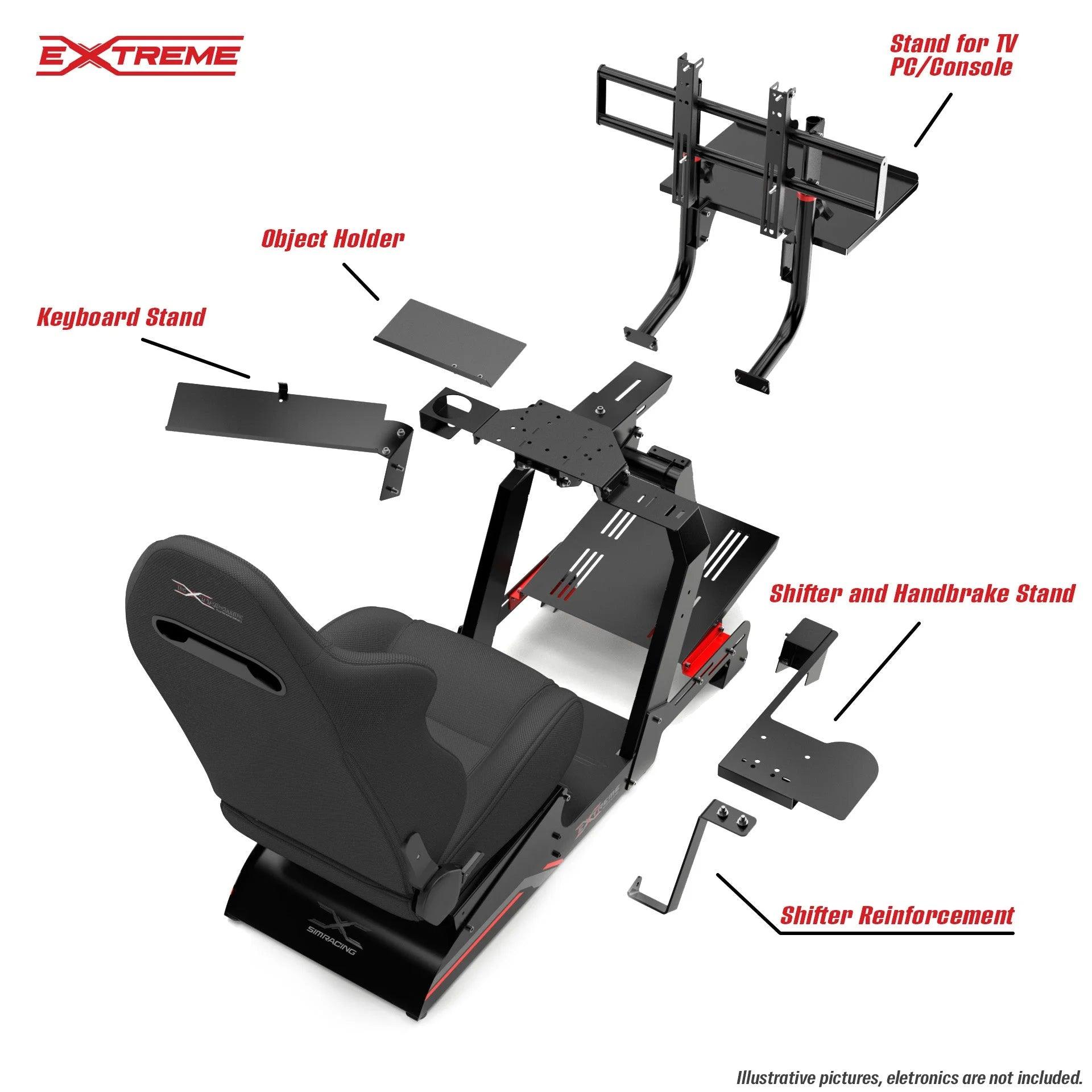 Sim Racing Cockpit XT Premium Lite 3.0 Full Accessories