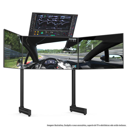 Top Screen Add-On for Aluminum Profile TV Stand