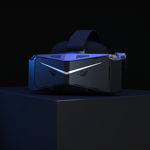 Pimax Crystal Light Prime PC VR Headset - 8K QLED with Local-Dimming, Ideal for Flight and Racing Simulators
